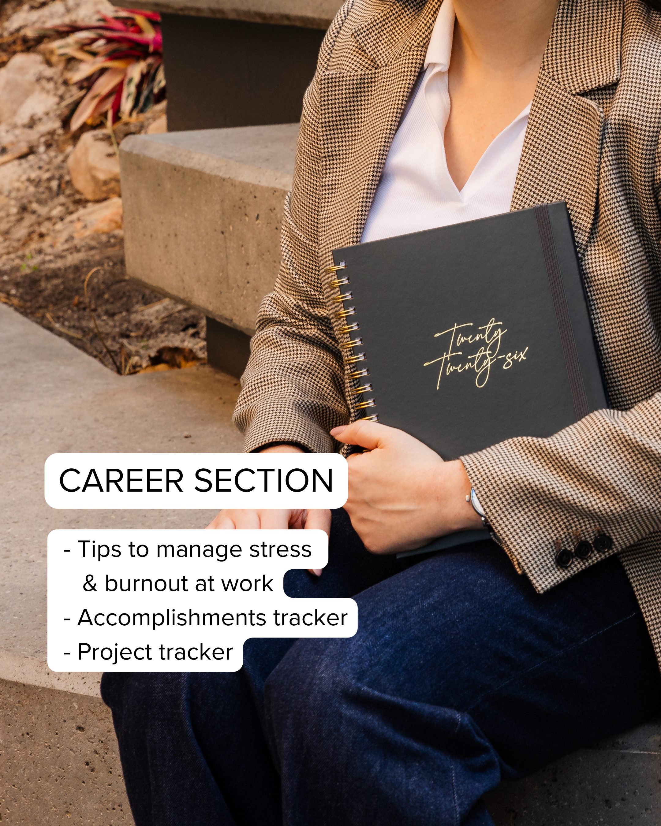 Smart Women Society - B5 Week-to-View - 2026 Calendar Year Diary/Planner - Black