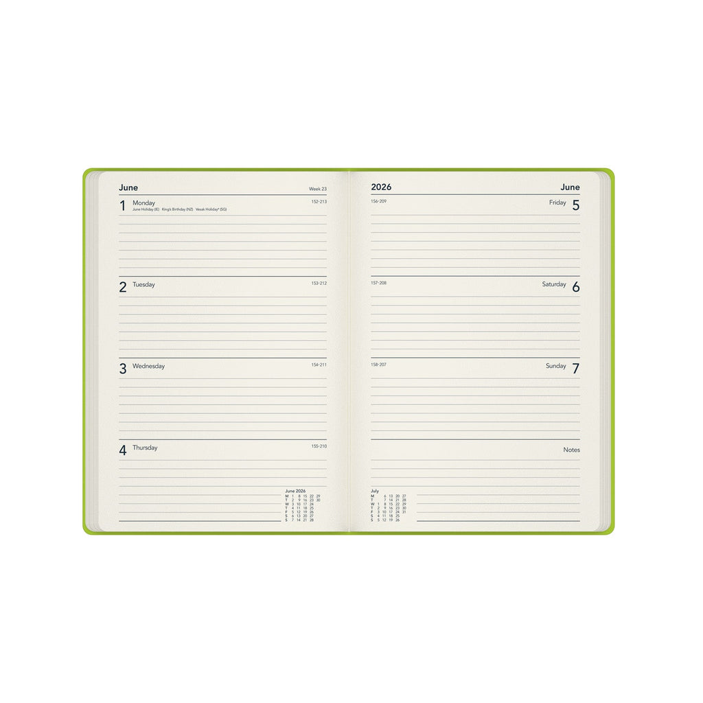 Affirmation - A5 Week-To-View - Diary - 2026 Calendar Year Planner