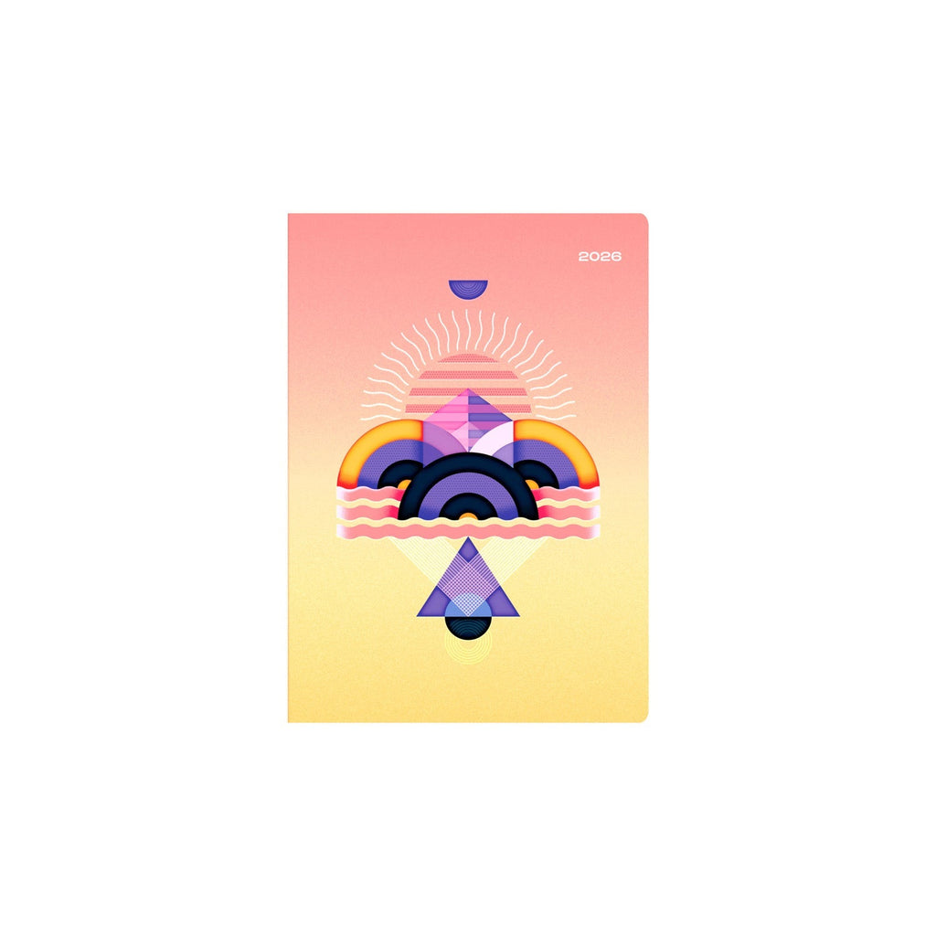 Irregular Geometrics- A5  Week-To-View - Diary - 2026 Calendar Year Planner